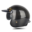 SOMAN Motorcycle Four Seasons Carbon Fiber Half Helmet, Color: Bright Carbon Fiber(L) - free shipping - PMC TechLife - Order now!