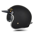SOMAN Motorcycle Four Seasons Carbon Fiber Half Helmet, Color: FRP Matte Black(S) - free shipping - PMC TechLife - Order now!
