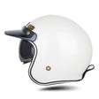 SOMAN Motorcycle Four Seasons Carbon Fiber Half Helmet, Color: FRP Pearl White(S) - free shipping - PMC TechLife - Order now!