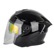 SOMAN Motorcycle Electric Bicycle Dual Lens Riding Helmet, Size: M(Bright Back) - free shipping - PMC TechLife - Order now!