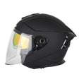 SOMAN Motorcycle Electric Bicycle Dual Lens Riding Helmet, Size: L(Matte Black) - free shipping - PMC TechLife - Order now!