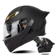 SOMAN Motorcycle Dual Lens Riding Peel-Off Full Coverage Helmet, Size: XL(Matt Black) - free shipping - PMC TechLife - Order now!