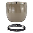 Motorcycle Helmet Three-Button Windproof Lens With Bracket(Light Tea) - Helmets by PMC TechLife | Online Shopping South Africa | PMC TechLife | Buy Now Pay Later Mobicred