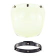 Motorcycle Helmet Three-Button Windproof Lens With Bracket(Yellow) - Helmets by PMC TechLife | Online Shopping South Africa | PMC TechLife | Buy Now Pay Later Mobicred