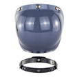 Motorcycle Helmet Three-Button Windproof Lens With Bracket(Dark Tea) - Helmets by PMC TechLife | Online Shopping South Africa | PMC TechLife | Buy Now Pay Later Mobicred