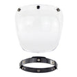 Motorcycle Helmet Three-Button Windproof Lens With Bracket(Transparent) - Helmets by PMC TechLife | Online Shopping South Africa | PMC TechLife | Buy Now Pay Later Mobicred