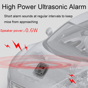 SJZ-021 Car Ultrasonic Rat Repeller Car Engine Mouse Repellent with Battery