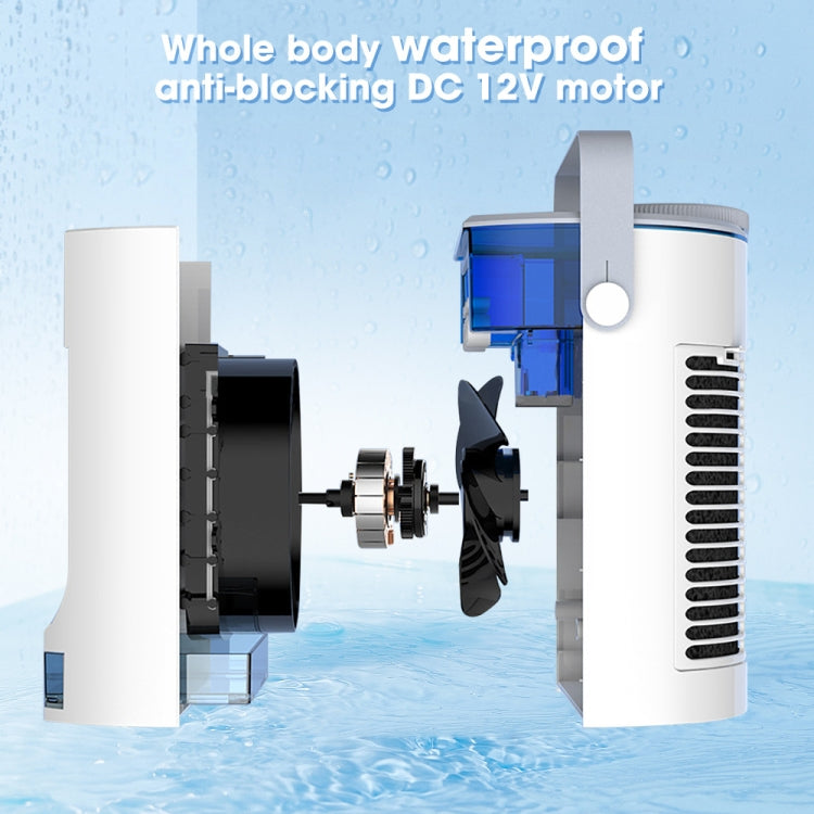 CF008 Mini Household Humidification Spray Air Cooler USB Plug-in Portable Air Conditioner Fan(White)