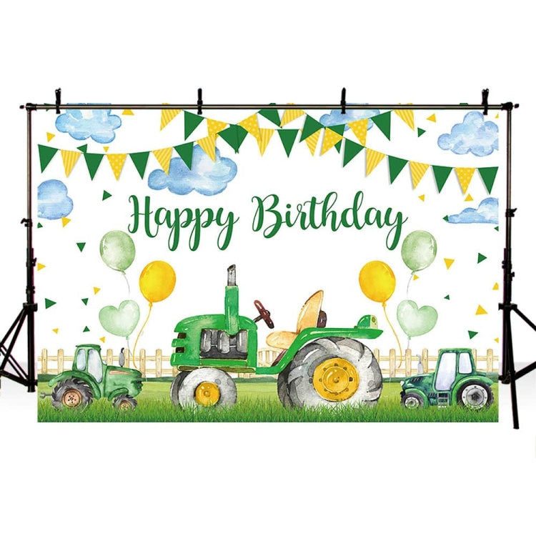 150x210cm Farm Tractor Photography Backdrop Cloth Birthday Party Decoration Supplies