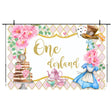 180x180cm Tea Party Tea Cup Teapot Birthday Backdrop Cloth - Birthday Party by PMC TechLife | Online Shopping South Africa | PMC TechLife | Buy Now Pay Later Mobicred