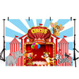 Circus Backdrop Carnival  Party Decorations Banner For Birthday 210 x 150cm - Cartoon by PMC TechLife | Online Shopping South Africa | PMC TechLife
