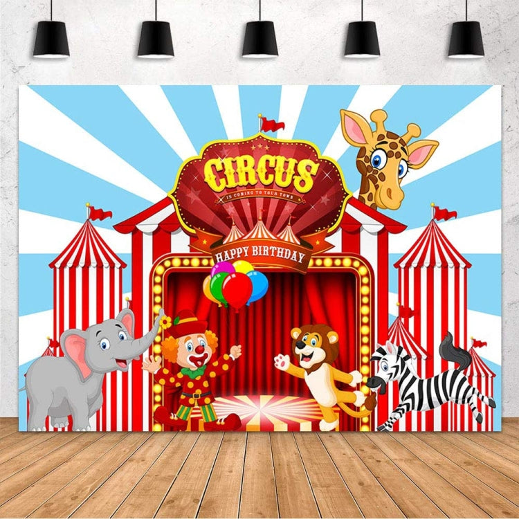 Circus Backdrop Carnival  Party Decorations Banner For Birthday 210 x 150cm
