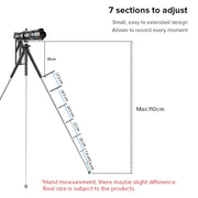 APEXEL APL-JJ09 Mobile Selfie Live Streaming Portable Stretch Telephoto Tripod(Black)