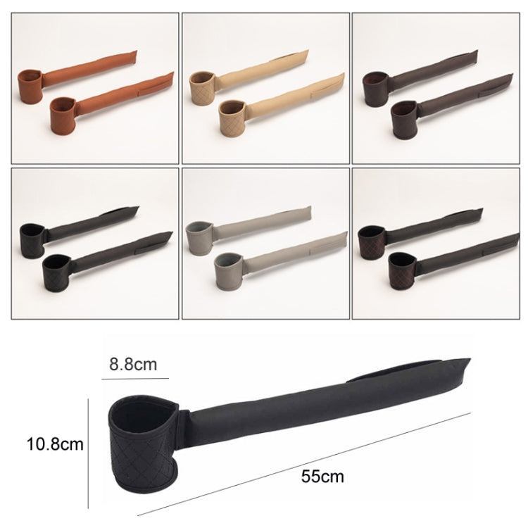 Car Seat Gap Leak-Proof Plugs Debris Storage Bag, Color: Brown Principal Driver