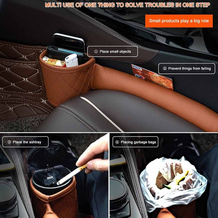Car Seat Gap Leak-Proof Plugs Debris Storage Bag, Color: Black Co-pilot