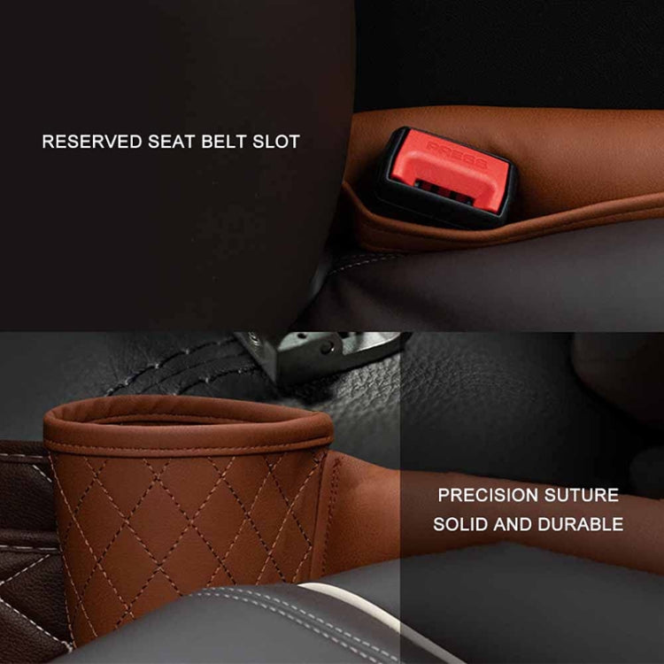 Car Seat Gap Leak-Proof Plugs Debris Storage Bag, Color: Beige Co-pilot
