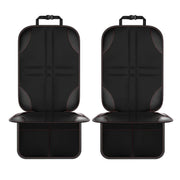 2pcs Child Car Seat Protector Non-Slip Base Material + Water-resistant 600D Fabric(Red Line)