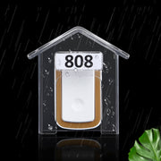 Wireless Doorbell Water-resistant Cover Outdoor Doorbell Transparent Rain Protection Case(E30)