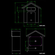 Wireless Doorbell Water-resistant Cover Outdoor Doorbell Transparent Rain Protection Case(E30)