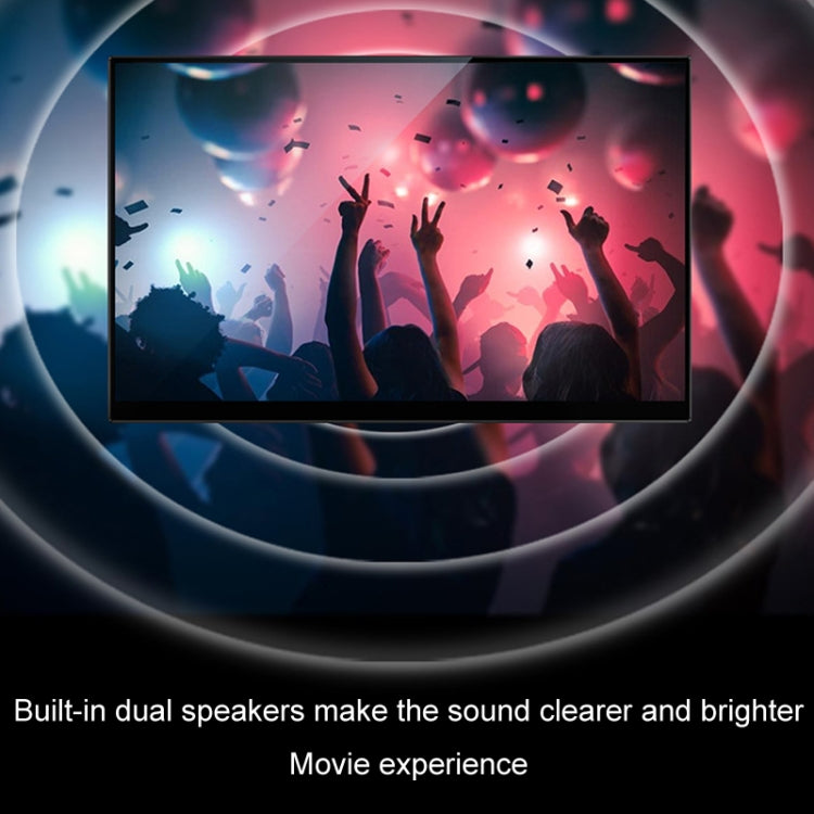 15.6 inch Touch Version 4K Portable External Extended Screen Display For Switch/PS5/Mobile Phone/Computer(UK Plug)