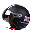 GXT Electric Vehicle Half Cover Helmet Four Seasons Retro Helmet, Size: L(Matte Black Flower) - Helmets by GXT | Online Shopping South Africa | PMC TechLife | Buy Now Pay Later Mobicred