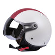 GXT Electric Vehicle Half Cover Four Seasons Retro Helmet, Size: M(White Red) - free shipping - PMC TechLife - Order now!