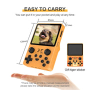 POWKIDDY RGB20S  3.5-Inch IPS Screen Retro Open Source Handheld Game Console 16GB Without Game(Purple)