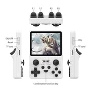 POWKIDDY RGB20S  3.5-Inch IPS Screen Retro Open Source Handheld Game Console 16GB Without Game(Purple)