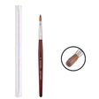Red Wood Handle Kolinsky Hair Nail Art Brush No. 6 - Nail Art Equipment by PMC Jewellery | Online Shopping South Africa | PMC Jewellery | Buy Now Pay Later Mobicred
