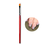 Nail Pen Wooden Pole Tool Gradient Dyeing Pen Multi-Line Hooking Tool(No.14 Sweeping Pen)