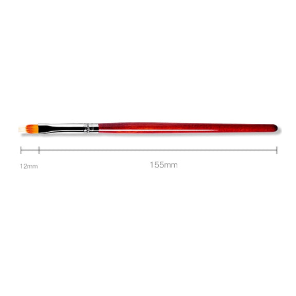 Nail Pen Wooden Pole Tool Gradient Dyeing Pen Multi-Line Hooking Tool(No.14 Sweeping Pen)