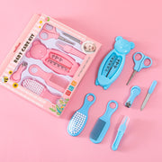 7 in 1 Baby Care Set Baby Daily Cleaning Tools Kit(Blue)