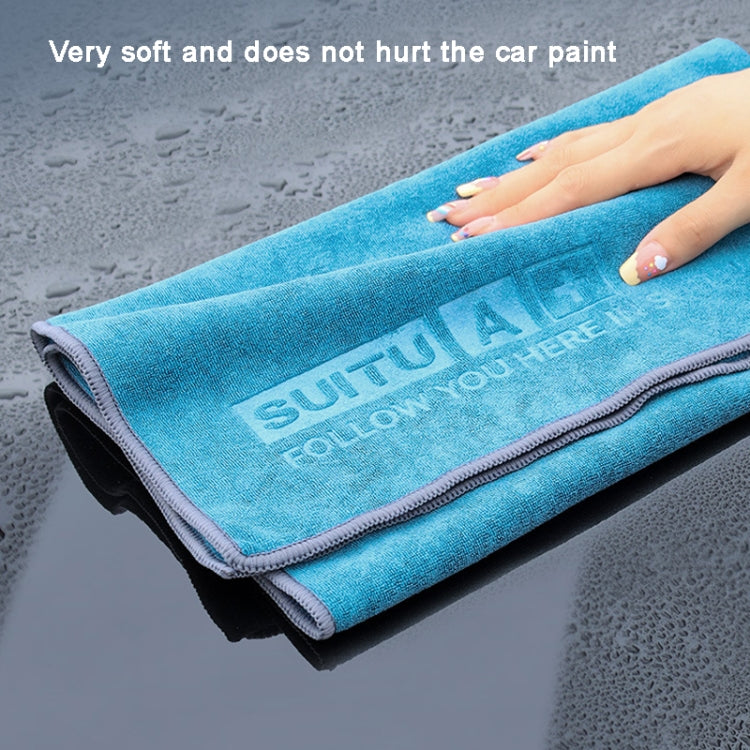 60 x 180cm  SUITU Microfiber Cleaning Cloth Car Cleaning Towel Thicken Highly Absorbent Cleaning Rag