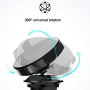 Air Outlet Type Aluminum Alloy Car Magnetic Suction Bracket Navigation Phone Holder(Silver)