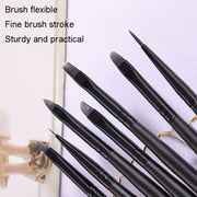 10pcs/set Wooden Pole Manicure Drawing Pen Light Therapy Painting Pen