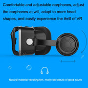 Headphone Version 3D Virtual Reality VR Glasses(Black)