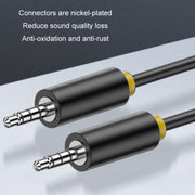 1m JINGHUA 3.5mm Cable Audio Conversion Microphone Two-way Transcriber