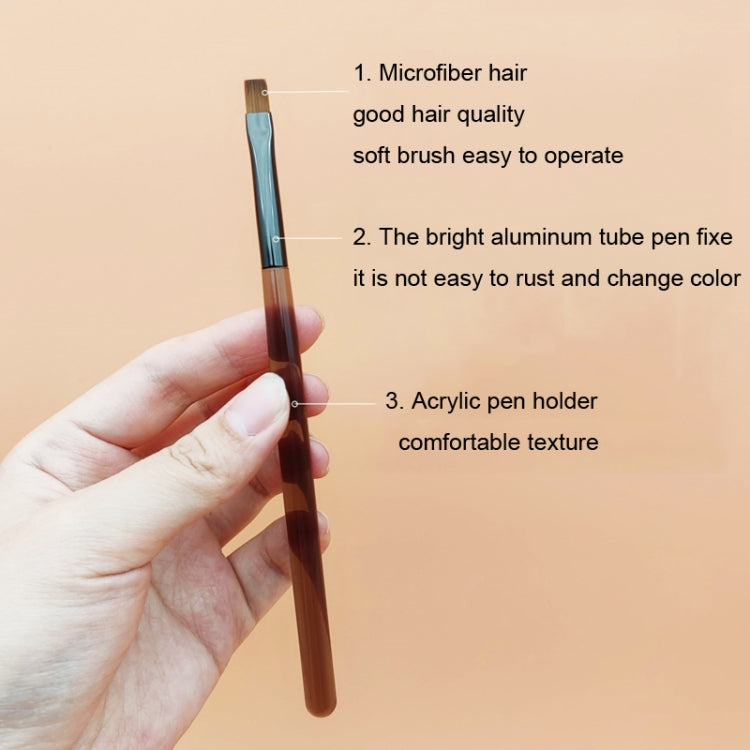 Brown Nail Art Pen Set Colorful Drawing Tools, Style: Double Head Pen