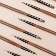 Brown Nail Art Pen Set Colorful Drawing Tools, Style: Short Line Pen