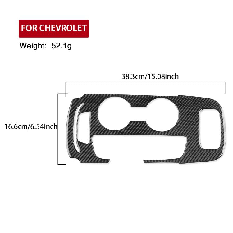 For Chevrolet Malibu 2016-2024 A Model Left-hand Drive Gear Panel Sticker(Black)