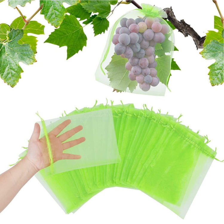 100pcs /Pack  Fruit Protection Bag Anti-Insect And Anti-Bird Net Bag 13 x 18cm(Pink)