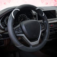 38cm Cute Rabbit Women Cartoon Car Steering Wheel Cover, Color: Round Black - Steering Wheel Accessories by PMC TechLife | Online Shopping South Africa | PMC TechLife | Buy Now Pay Later Mobicred