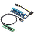 PCE164P-N03 VER006C Mini PCI-E 1X To 16X Riser For Laptop External Image Card, Spec: M2 To 6pin - Add-on Cards by PMC TechLife | Online Shopping South Africa | PMC TechLife | Buy Now Pay Later Mobicred