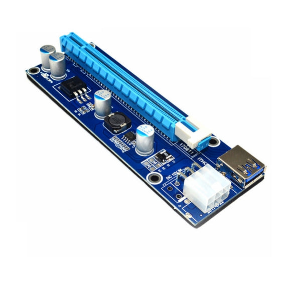 PCE164P-N03 VER006C Mini PCI-E 1X To 16X Riser For Laptop External Image Card, Spec: Blackboard 4pin