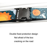 Luggage Cross Customs Lock Binding Strap, Color: Keep Out Blue (Ordinary)