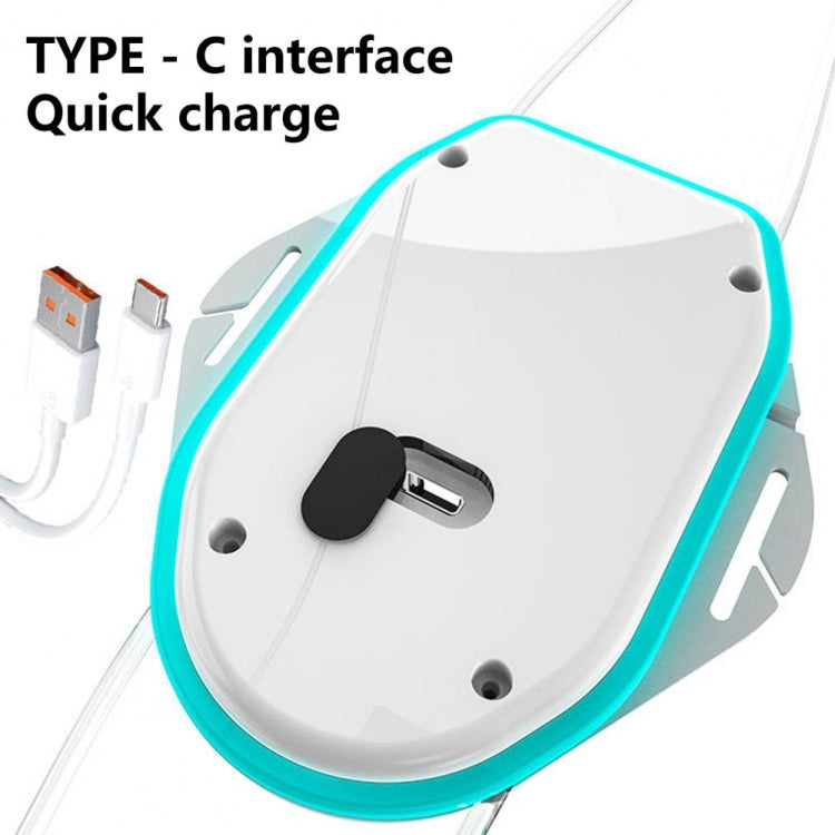USB Rechargeable Running Light Strap Chest Light(Dark Blue)