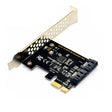 PCE2SAT-A01 PCI-E 1X To SATA3.0 Expansion Card 6 Gbps Transfer Card - Add-on Cards by PMC TechLife | Online Shopping South Africa | PMC TechLife | Buy Now Pay Later Mobicred