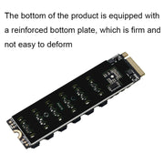 M2 M-EKY PCIE3.0 To SATA6G Transfer Expansion Card 6 Port Hard Disk Expansion Adapter Card(PH516)