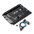ENCNF2S-N01 NGFF To SATA3 Transfer Card M.2 KEY B-M SSD To 6Gbps Interface Conversion Adapter With SATA 22pin Cable - Add-on Cards by PMC TechLife | Online Shopping South Africa | PMC TechLife