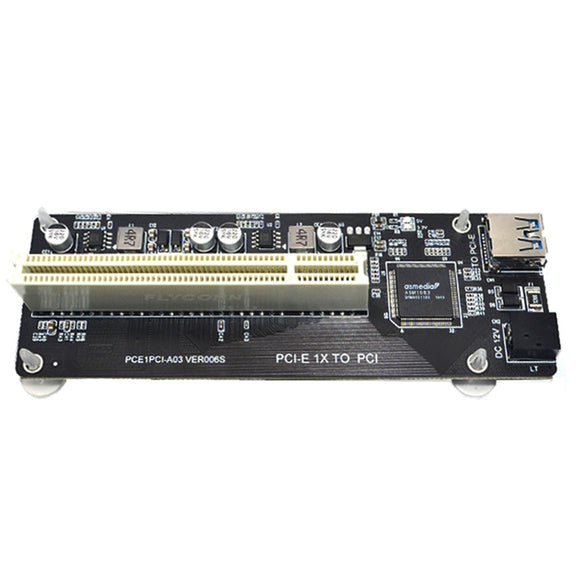 PCI-E 1X To Single PCI Riser Card Extend Adapter Add Expansion Card For PC Computer